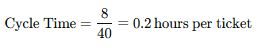 cycle time formula